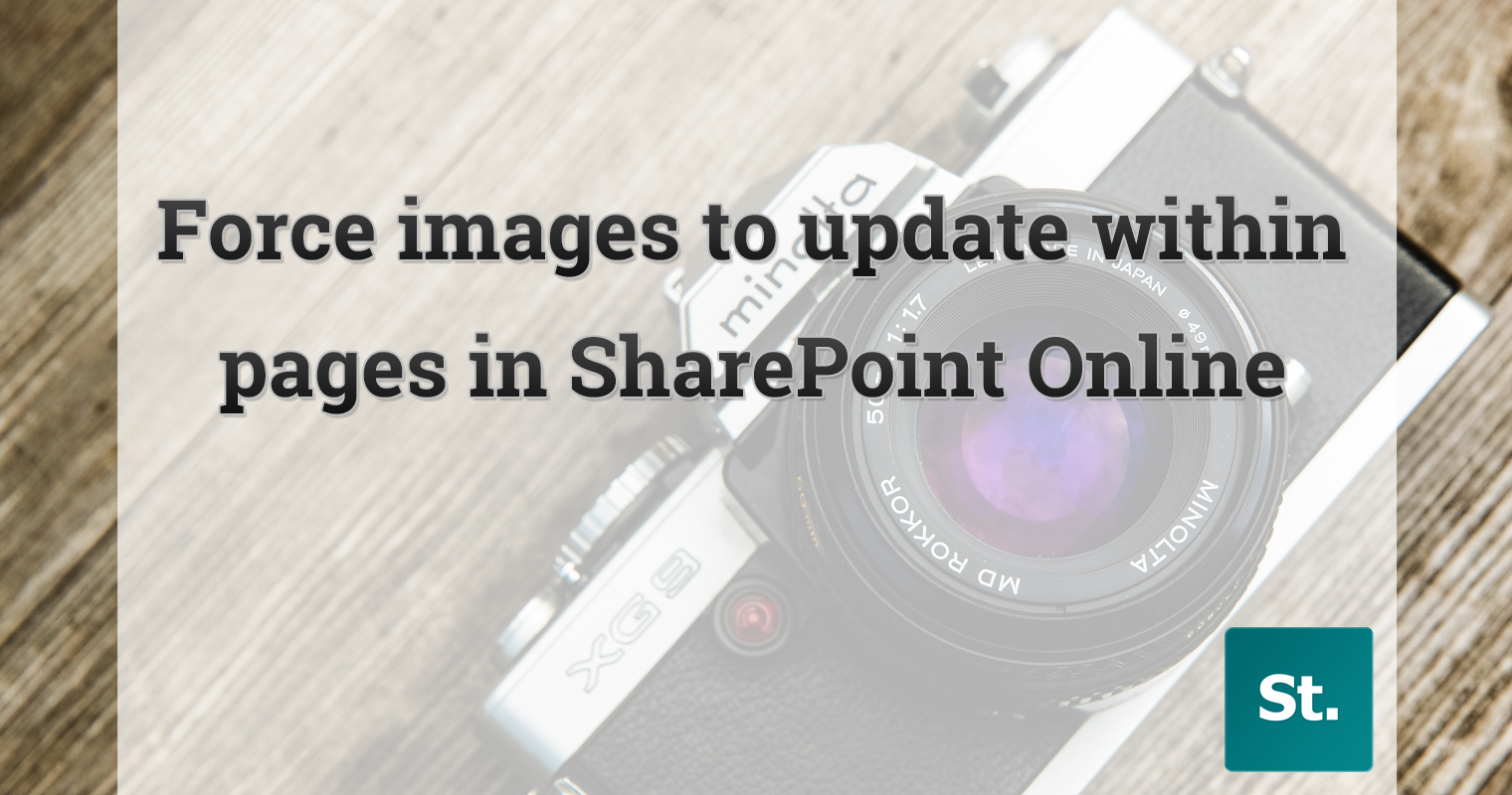 How to force images to update in SharePoint Online
